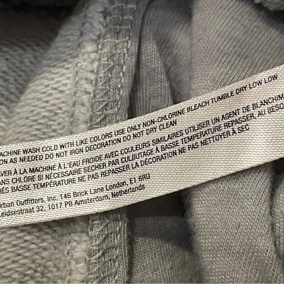 Free People Movement Hoodie Womens M Gray Full Zip Sweatshirt Oversized - Picture 6 of 7